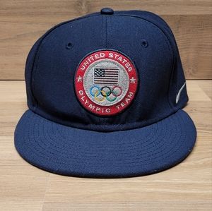 2012 Nike True Olympic Team USA Hat Snapback Cap Obsidian Navy Blue NWOT